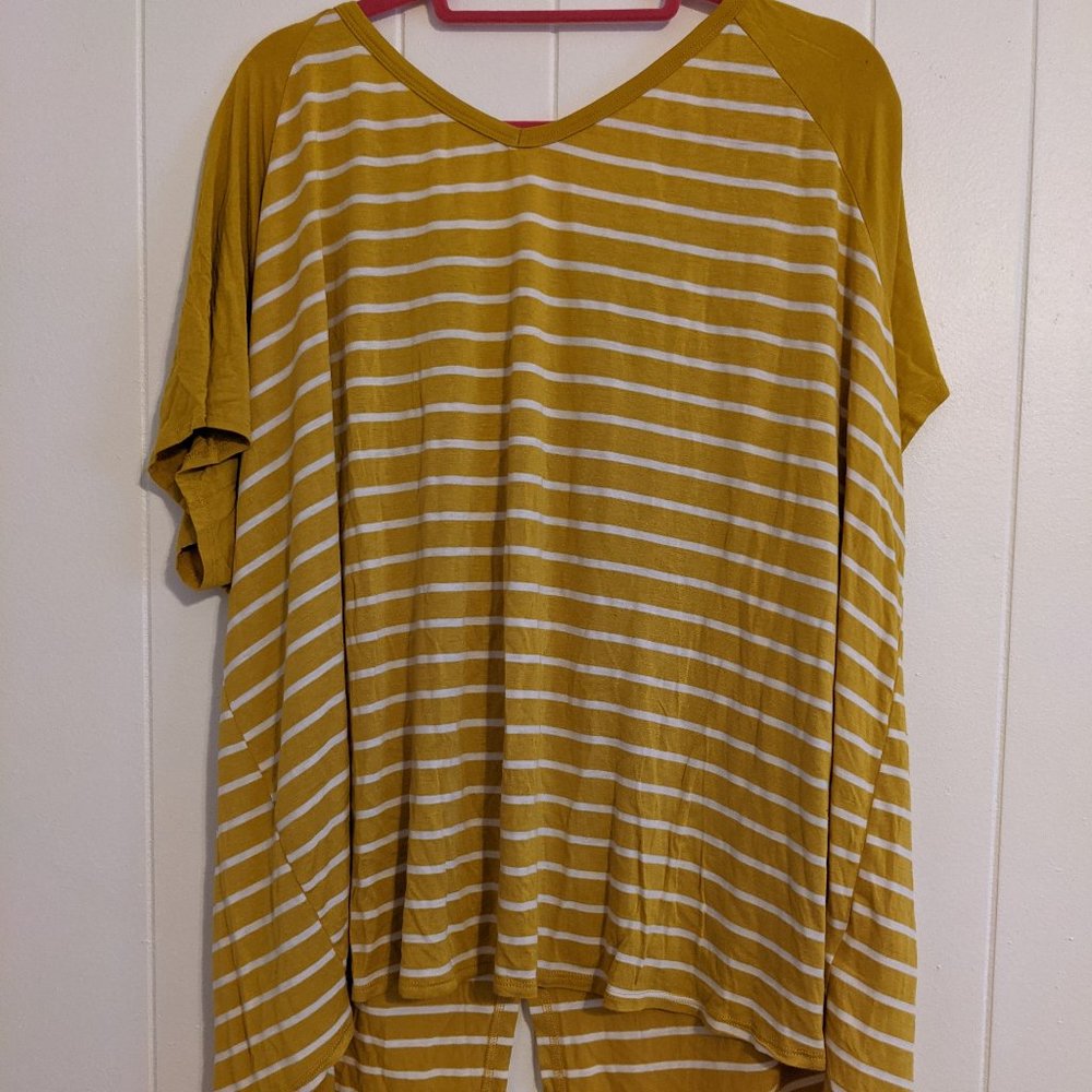 Molly & Isadora Split Back T-shirt size 4x